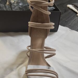 Vince Camuto Tan Strappy Heels